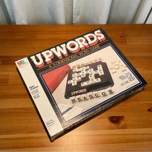 Deadstock VTG Sealed 1980s UPWORDS A 3 Dimensional Word Game Milton Bradley Comp